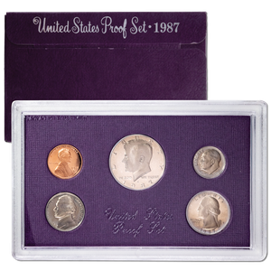 1987-S U.S. Mint Clad Proof Set Main Image