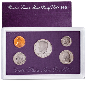 1990-S U.S. Mint Clad Proof Set Main Image