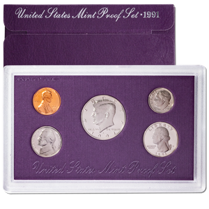 1991-S U.S. Mint Clad Proof Set Main Image