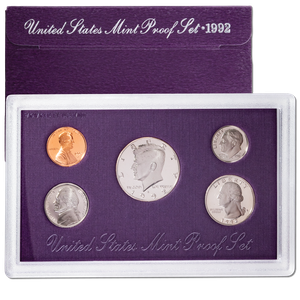 1992-S U.S. Mint Clad Proof Set Main Image