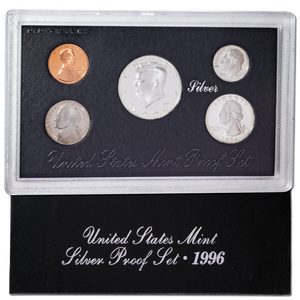 1996-S U.S. Mint Silver Proof Set Main Image
