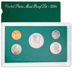 1996-S U.S. Mint Clad Proof Set Main Image