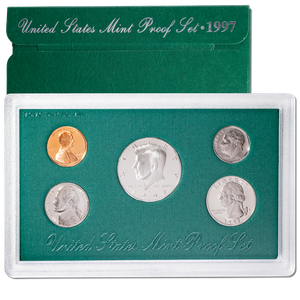 1997-S U.S. Mint Clad Proof Set Main Image