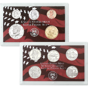 2001-S U.S. Mint Silver Proof Set Main Image