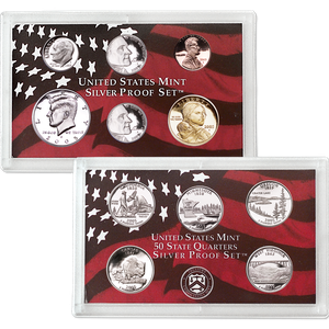2002-S U.S. Mint Silver Proof Set Main Image