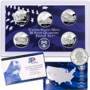 2006-S U.S. Mint Statehood Quarters Clad Proof Set Main Image