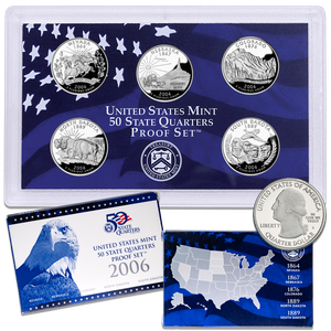 2006-S U.S. Mint Statehood Quarters Clad Proof Set Main Image