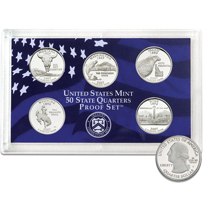 2007-S U.S. Mint Statehood Quarters Clad Proof Set Main Image