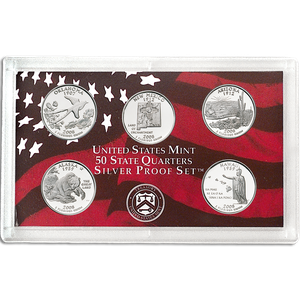 2008-S U.S. Mint Statehood Quarters Silver Proof Set Main Image