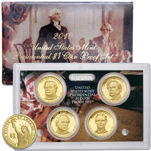2010-S U.S. Mint Presidential Dollar Proof Set Main Image
