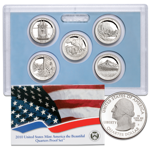 2010-S America's National Park Quarters Clad Proof Set Main Image