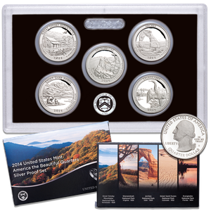 2014-S America's National Park Quarters Silver Proof Set Main Image