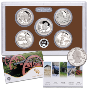 2015-S America's National Park Quarters Clad Proof Set Main Image