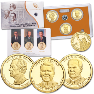 2016-S U.S. Mint Presidential Dollar Proof Set Main Image