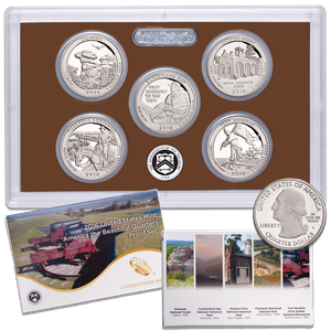 2016-S America's National Park Quarters Clad Proof Set Main Image