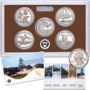 2017-S America's National Park Quarters Clad Proof Set Main Image
