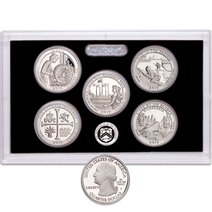 2019-S America's National Park Quarters Silver Proof Set Main Image