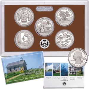 2020-S America's National Park Quarters Clad Proof Set Main Image