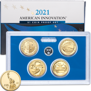 2021-S U.S. Mint American Innovation Dollar Proof Set Main Image