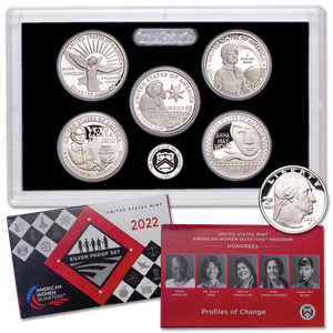 2022-S U.S. Women Quarters Silver Proof Set Main Image