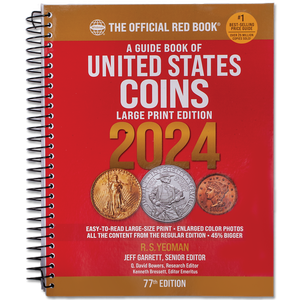 2024 Red Book - Guide Book of U.S. Coins (Large Print Softcover) Main Image