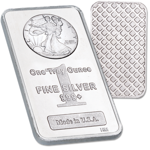 1 oz. Liberty Walking Silver Bar Main Image
