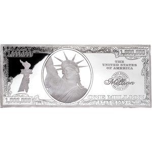 4 oz. Silver Million Dollar Bill Main Image