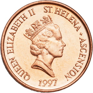 1997 St. Helena 1 Penny Main Image