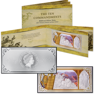 2021 Solomon Islands Silver Ten Commandments Main Image