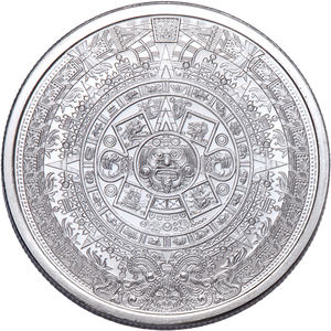 Aztec Calendar 1/2 oz. Silver Round Main Image
