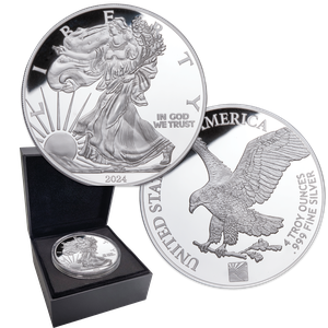 2024 4 oz. American Silver Eagle Replica Main Image