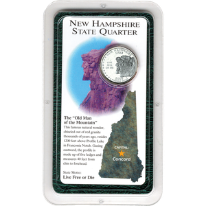 2000 New Hampshire Statehood Quarter Showpak® Main Image