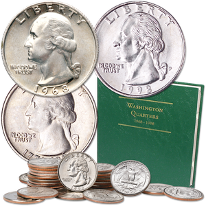 1968-1998 Washington Quarter Year Set with Album Main Image