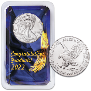 2022 American Silver Eagle in Graduation Showpak Main Image