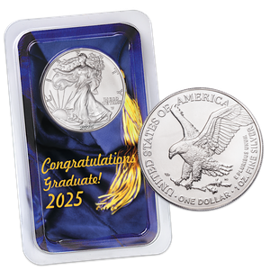 2025 American Silver Eagle in Graduation Showpak Main Image