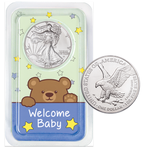 2023 American Silver Eagle in New Baby Showpak Main Image