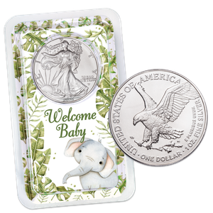 2025 American Silver Eagle in New Baby Showpak Main Image