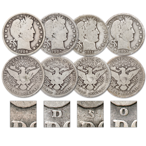 20th-Century Barber Half Dollar All-Mint Set Main Image
