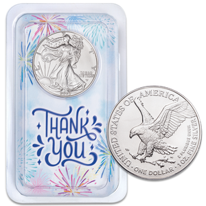 2023 American Silver Eagle in Thank You Showpak Main Image