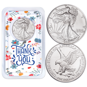 2024 American Silver Eagle in Thank You Showpak Main Image