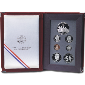 1996-S U.S. Mint Prestige Proof Set (7 coins), Choice Proof, PR63 Main Image