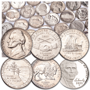 1948-2021 Deluxe Jefferson Nickel Set Main Image