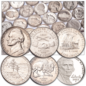 1948-2021 Deluxe Jefferson Nickel Set Main Image