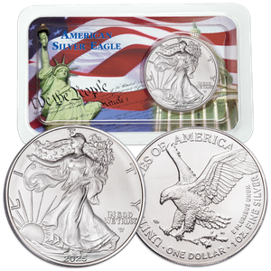 2025 American Silver Eagle in Freedom Showpak Main Image