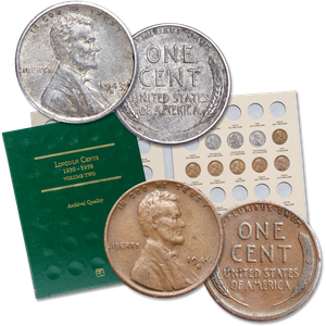 1943-1946 Complete Wartime Lincoln Cent Set Main Image