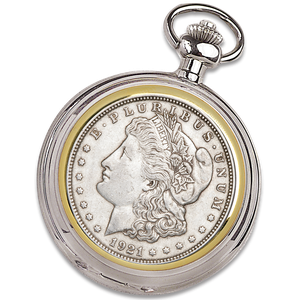 Morgan Silver Dollar Pocket Watch Main Image