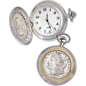 Morgan Silver Dollar Pocket Watch Littleton Coin Company