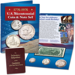 U.S. Bicentennial Coin and Note Set Main Image