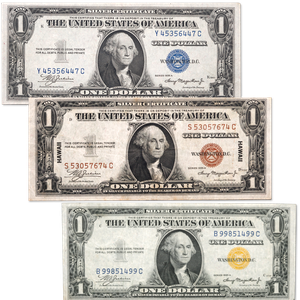 1935A WWII $1 Silver Certificate Set Main Image