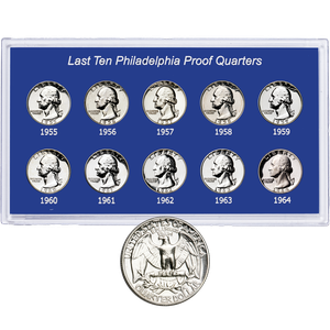 1955-1964 Last Ten Philadelphia Washington Quarters Main Image